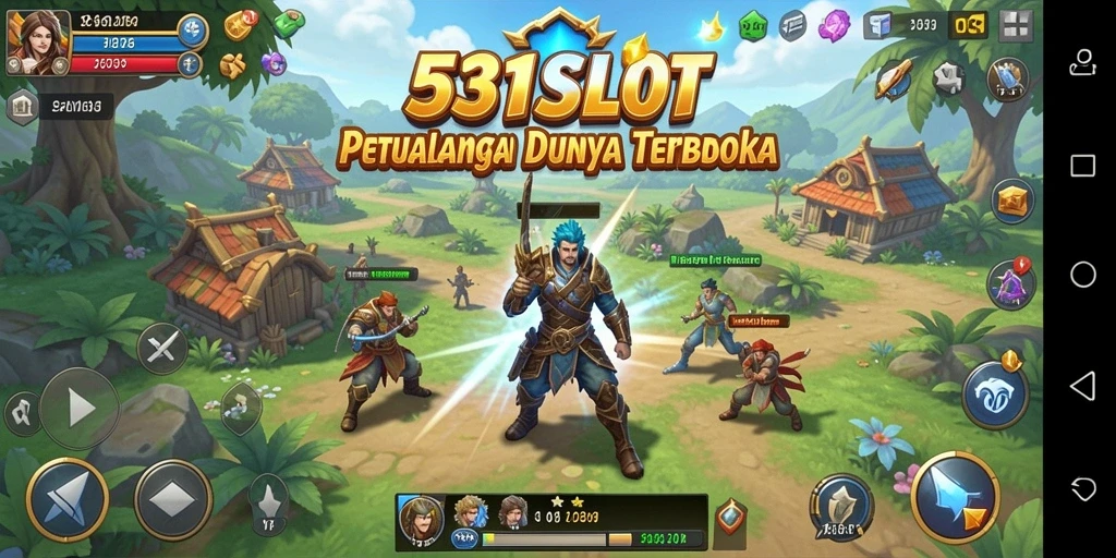 Screenshot menunjukkan pengalaman bermain Open World yang imersif di 531SLOT.