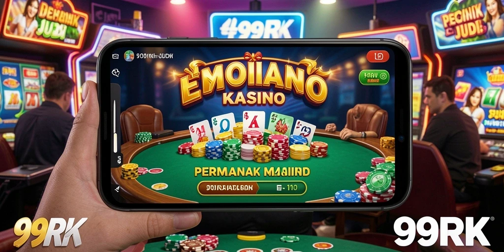 Tangkapan layar menampilkan gameplay mendebarkan dari 99RK di Kasino.