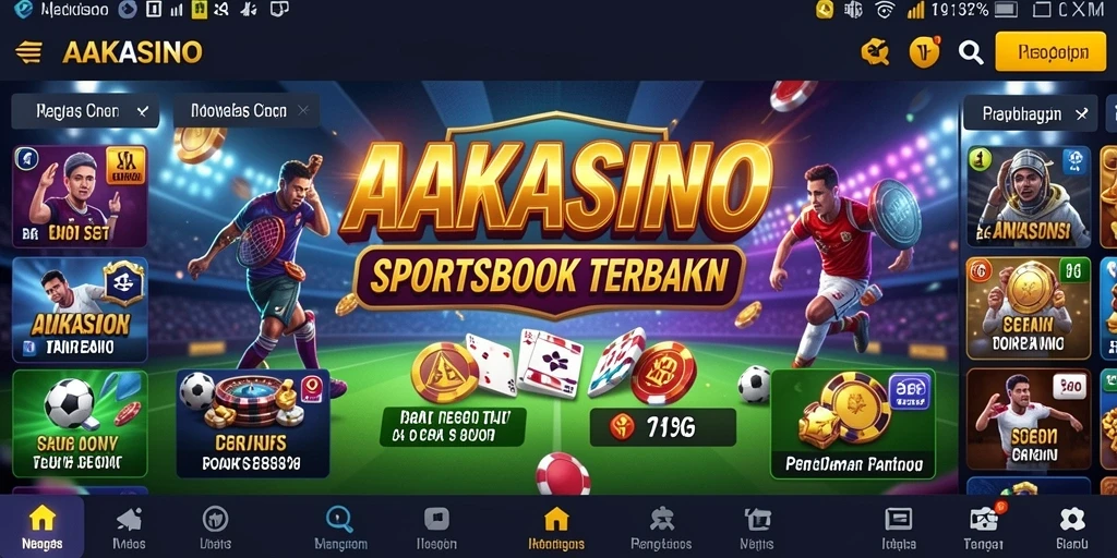 Tampilan gameplay AAKASINO yang menarik dan mudah diakses.