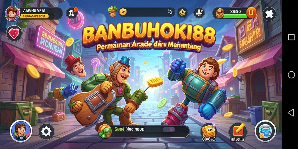 Tampilan seru gameplay BANBUHOKI88 dengan tantangan menantang.