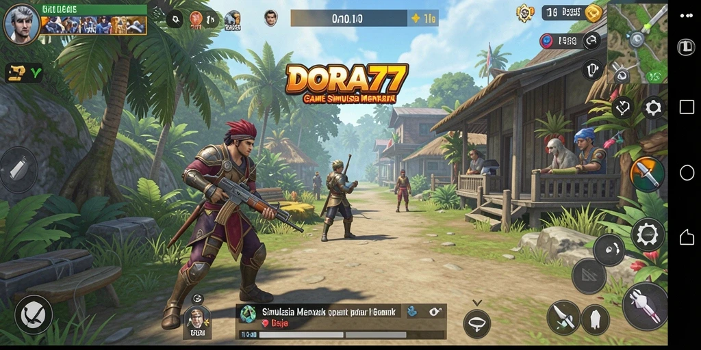 Tampilan gameplay DORA77 yang menarik dan interaktif.