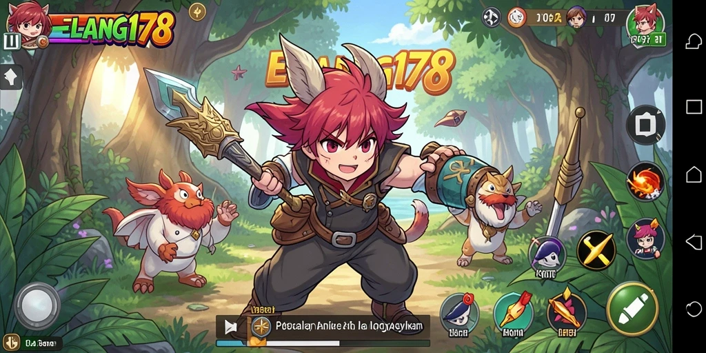 Gameplay menarik di dunia anime yang penuh warna.