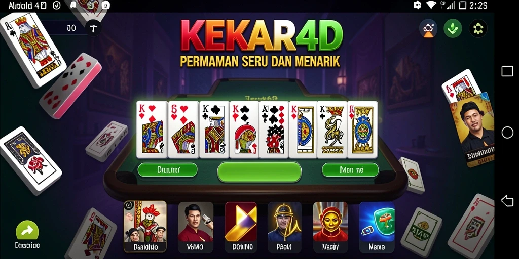 Tampilan gameplay Domino yang menarik dari KEKAR4D.