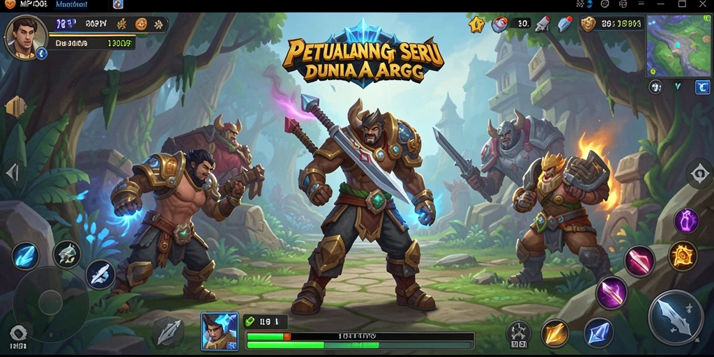 Tampilan gameplay MPO08 dengan aksi mendebarkan.