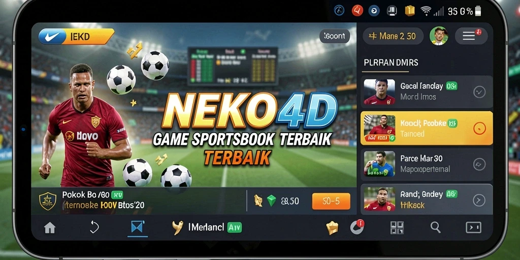 Tampilan antarmuka menarik dari gameplay Sportsbook NEKO4D.
