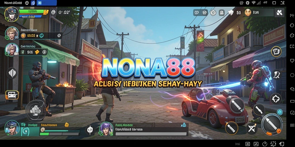 Tampilan aplikasi NONA88 yang intuitif dan fungsional.