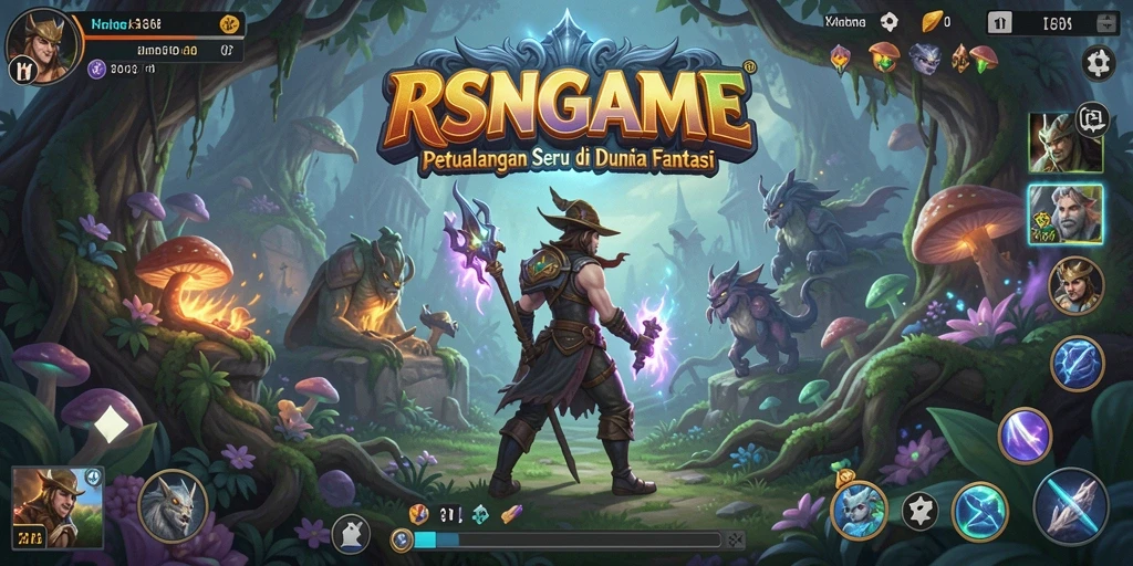 Tangkapan layar gameplay RSNGAME menunjukkan petualangan yang mendebarkan dan grafis yang luar biasa.