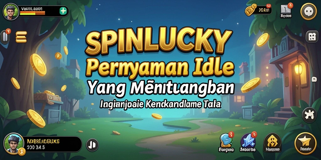 Tampilan gameplay SPINLUCKY yang menarik dan penuh warna.