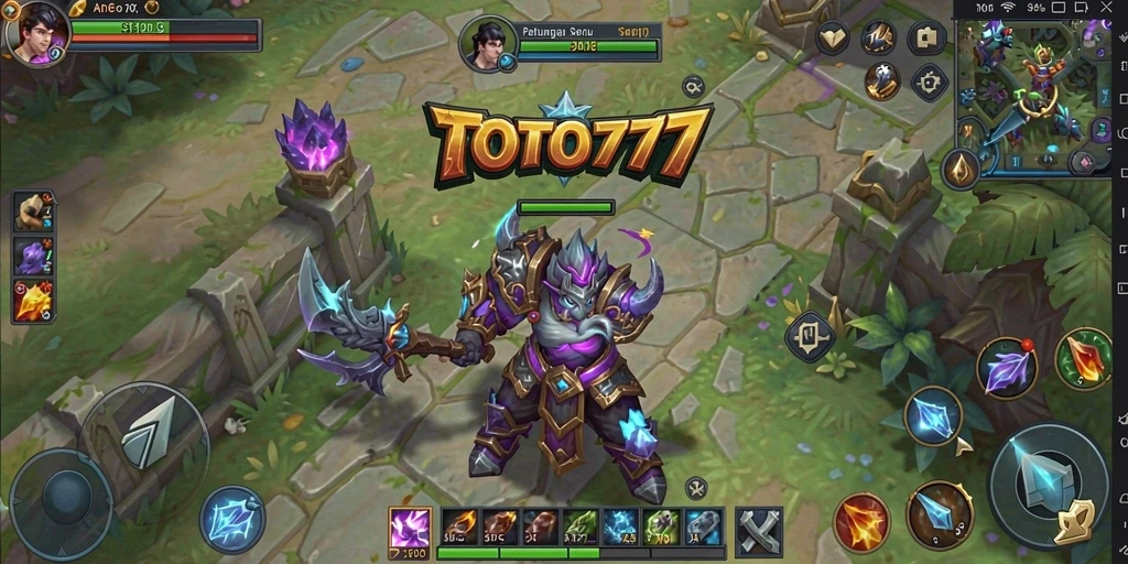 Tampilan gameplay seru dalam dunia ARPG yang menakjubkan.