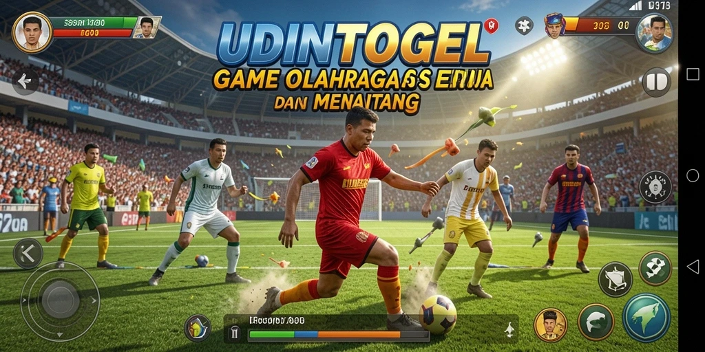 Screenshot gameplay seru di UDINTOGEL yang menunjukkan aksi olahraga.